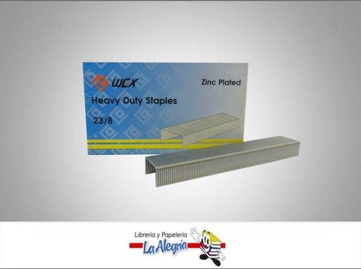 [4892605012030] GRAPA LISA 23/8 1000 UND MARCA WEX   