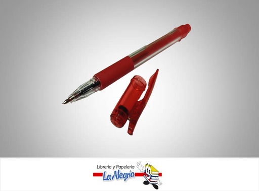 [4901681393237] BOLIGRAFO JIMNESTICK 1.0 C/TAPA ROJO UND MARCA ZEBRA   