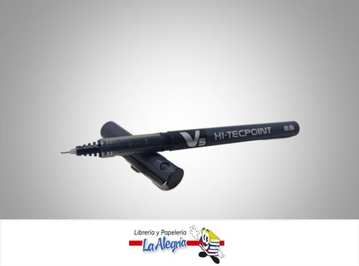 [4902505085680] BOLIGRAFO ROLLER BALL V5 0.5 NEGRO UND MARCA PILOT   