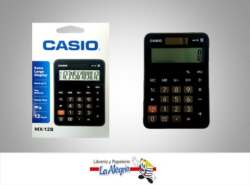 [4971850032151] CALCULADORA ESCRITORIO AX-12B 12DIG MARCA CASIO   