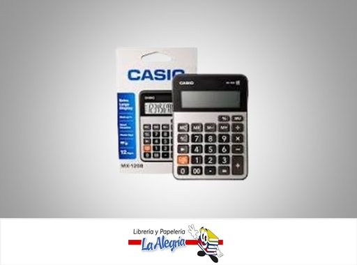 [4971850032229] CALCULADORA ESCRITORIO 12D MX-120B MARCA CASIO   