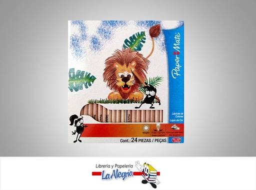 [5401178000260] LAPICES DE COLORES 24 COL PAPERMATE MARCA PAPER MATE   