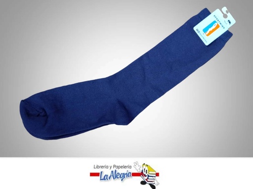 [550-10M3L] MEDIA COLEGIAL TRIPLE LARGA TALLA 10 AZUL MARCA SPORTWIND