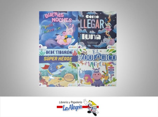 [6014416982915] COLECCION SUENA EN GRANDE 5;  4TITULOS  TEMATICA CUENTOS INFANTILES AUTOR STEPHANIE MOSS EDITORIAL JENNI BENARROCH