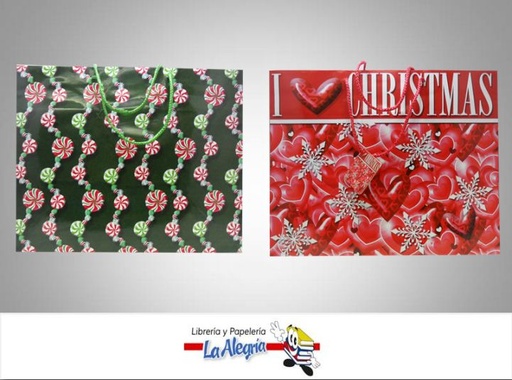 [627575148014] BOLSA DE REGALO 40X32 D/NAVIDAD MARCA KEYWEST   