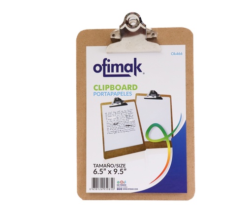 [638126959850] TABLA DE CHEQUEO CARTON PIEDRA 6,5X9,5' MARCA OFIMAK   