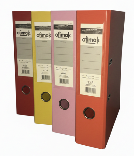 [638126960122] ARCHIVADOR LOMO ANCHO CARTA GANCHO 8CM COLORES SURTIDOS MARCA OFIMAK