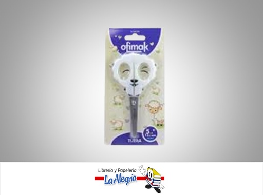 [638126960344] TIJERA ESCOLAR 5 1/4'' OVEJA BL287 MARCA OFIMAK   