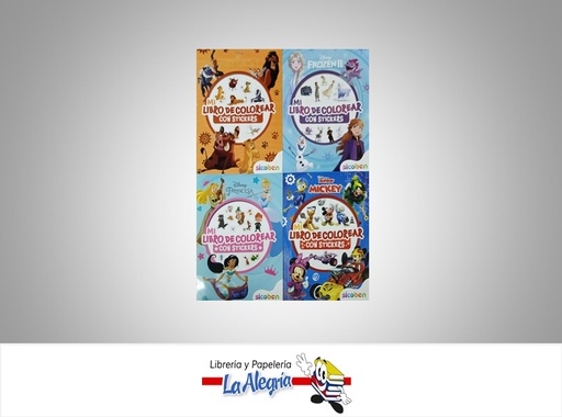 [649985278907] MI INCREIBLE LIBRO DE COLOREAR DISNEY  MARCA SICOBEN