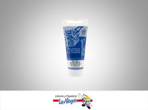 [651032034022] TINTA PASTA LINOLEO 37 ML AZUL MARCA SPEEDBALL   