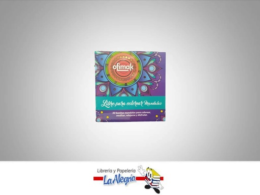 [653981353711] MANDALA PARA COLOREAR 30 DISENO OK296  MARCA OFIMAK