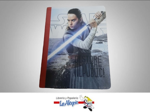 [663701986082] LIBRETA EMP 100 HOJ STAR WARS 1LIN OK401 MARCA OFIMAK   