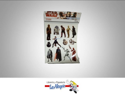 [663701986266] CALCOMANIAS STAR WARS OK415 13 PIEZAS MARCA OFIMAK   