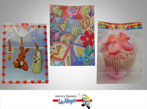 [6746850310114] BOLSA DE REGALO 23X20 BEBE MARCA S/M   