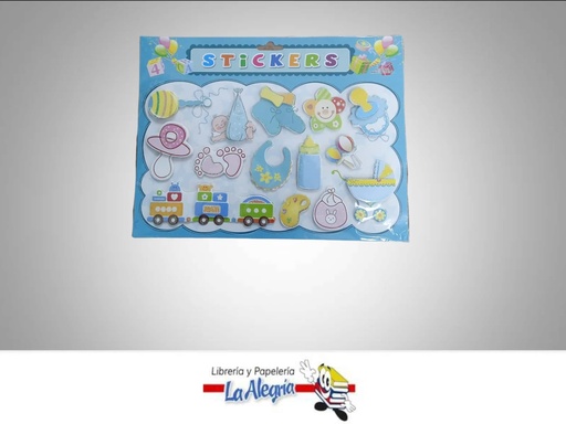 [6779165051816] STICKERS BABY SET 14 UNDS MARCA L.O.   