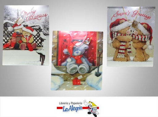 [677916576259] BOLSA DE REGALO NAVIDAD 45,5X32,5 MARCA FLOMO   