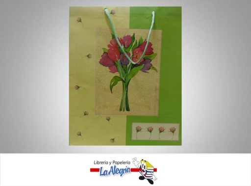 [677916632634] BOLSA DE REGALO 32X26.5 T/OCASION MARCA FLOMO   