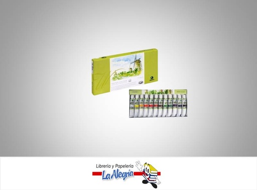 [6901893220367] PINTURA ACUARELA E1336B 12ML PAQ 12 UND MARCA MARIES