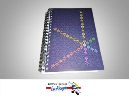 [6905358126133] LIBRETA ESPIRAL 6 MATERIAS 150 HOJAS 1 LINEA MARCA FLOCON