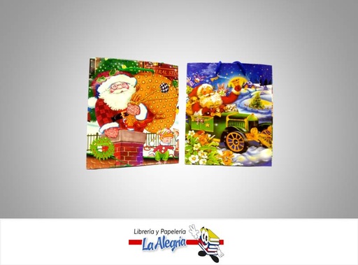 [6920090516141] BOLSA DE REGALO 16X13,5D/NAVIDAD MARCA S/M   
