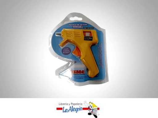 [6930518801117] PISTOLA DE SILICON MEDIANA 081200100 INCLUYE 2 BARRAS DE SILICON MARCA SYSABE