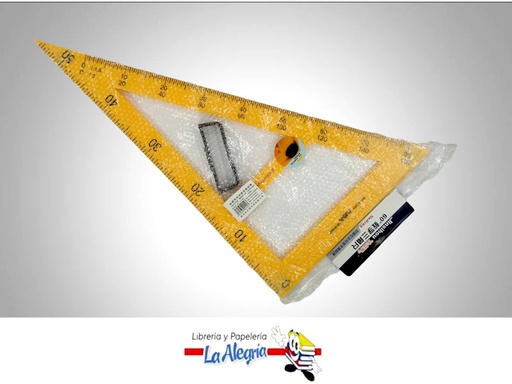 [6930864901097] ESCUADRA PLASTICA PIZARRA 56CM 60- UND MARCA ADELANTE   