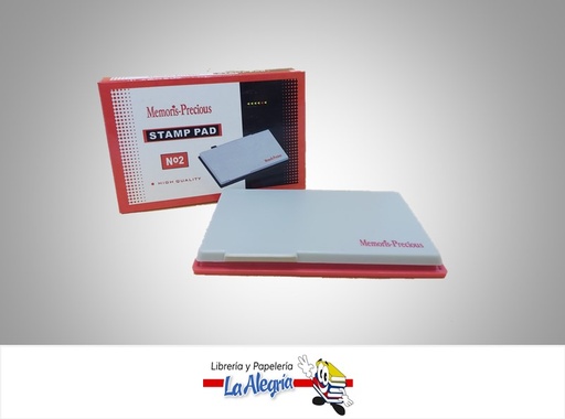 [6932149467151] ALMOHADILLA SELLOS N-2 7X11CM ROJO MF071 MARCA OFFICE LINE   