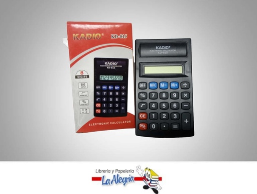 [6932177468496] CALCULADORA BOLSILLO KD-815L 8 DIGITOS MARCA KADIO   
