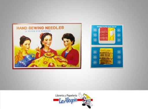 [6933315512071] AGUJAS HAND SEWING NEEDLES MARCA S/M   