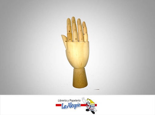 [6935249904182] MANIQUI MANO IZQUIERDA MADERA (COD 71) 7'' UND MARCA S/M