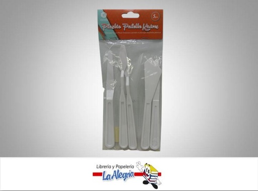 [6935249905486] SET ESPATULA PLASTICAS 5 PIEZAS MARCA CONDA   
