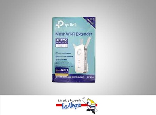 [6935364092405] EXTENSOR DE SENAL WIFI RE450 AC1750 MARCA TP-LINK   