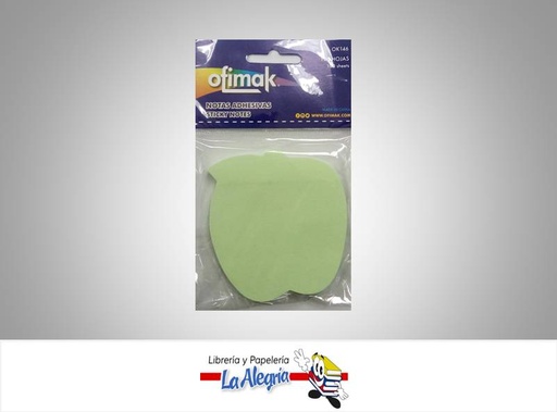 [6937544321466] NOTA AUTOADHESIVA MANZ VER PAS100H OK146 MARCA OFIMAK   