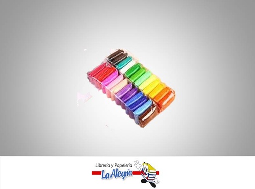 [6937544347374] ARCILLA SINTETICA SUPERLIGERA SET 12 COL MARCA FOSKA   