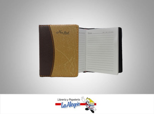 [6938159300822] AGENDA NOTA 85X140MM CUERO UND MARCA XINGNENG   
