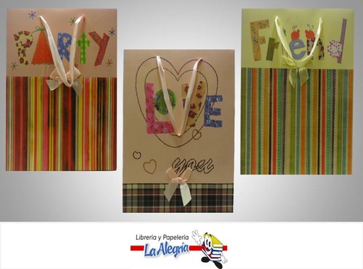 [6951402601057] BOLSA DE REGALO 32X25 T/OCASION MARCA S/M   