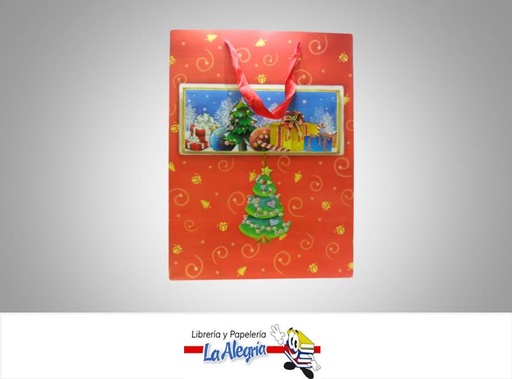[6951402611353] BOLSA DE REGALO 3D 42X31 D/NAVIDAD MARCA S/M   