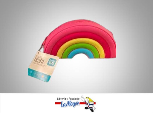 [6958037058317] CARTUCHERA DE ARCO IRIS SILICON 22005B MARCA PEN GEAR   