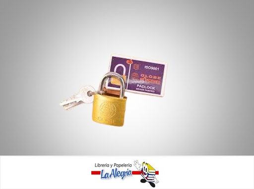[6960537800303] CANDADO 30MMUND MARCA GLOBE GOLD   