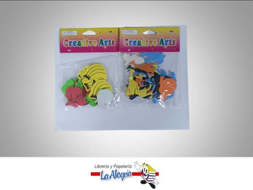 [6978598240679] FIGURA DE FOAMI AUTOADHESIVAS MARCA CREATIVE ARTS   