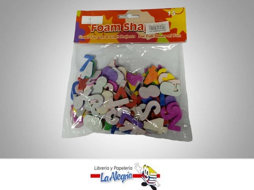 [6998140747128] FIGURAS DE FOAMI AUTOADHESIVAS NUMEROS    