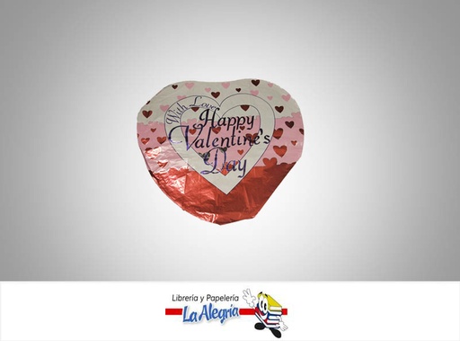 [717742288350] GLOBO FOIL 18WITH LOVE HAPPY VALENTIN MARCA ADVANTAGE2   