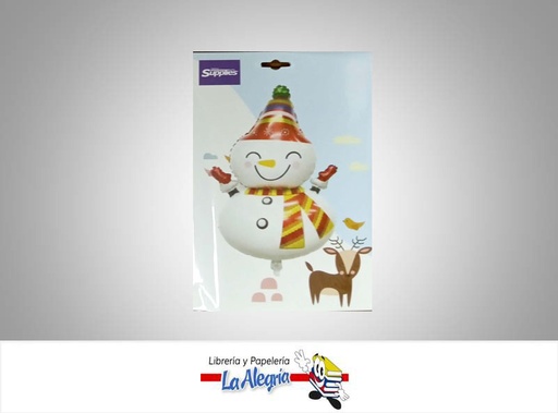 [721456867732] GLOBO FOIL 30'' MUNECO DE NIEVE UND MARCA SUPPLIES   