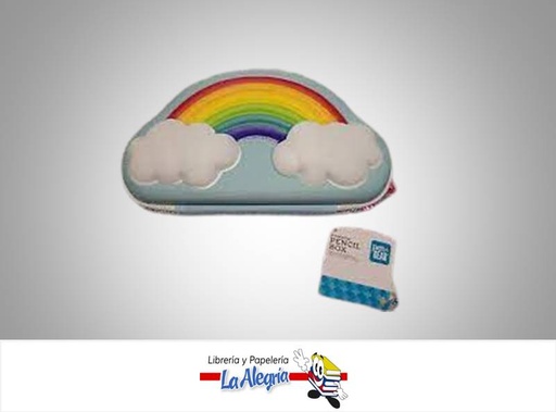 [725150143949] CARTUCHERA DE ARCO IRIS RIGIDA 14394 MARCA PEN GEAR   