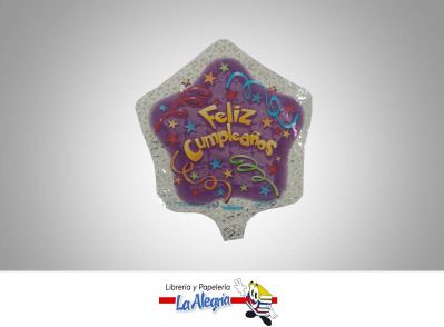 [742554349685] GLOBO FOIL 10 ESTRELLA FELIZ CUMP UND MARCA KALEIDOSCOPE   