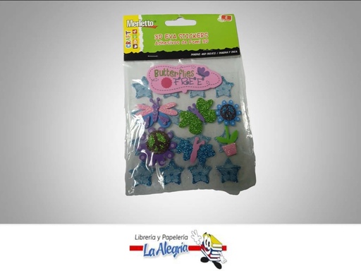 [7450008062341] STICKERS TIPO C DE DIFERENTES FIGURAS 07 MARCA MERLETTO   