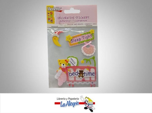 [7450008455754] STICKERS C/RELIEVE 7UND BEBE MARCA MERLETTO   