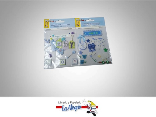 [7450008455761] STICKERS TIPO B DE DIFERENTES BABY MARCA MERLETTO   