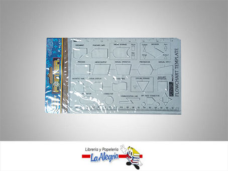 [7453010000073] PLANTILLA DE DIAGRAMA DE FLUJO RL-C77 MARCA POINTER   