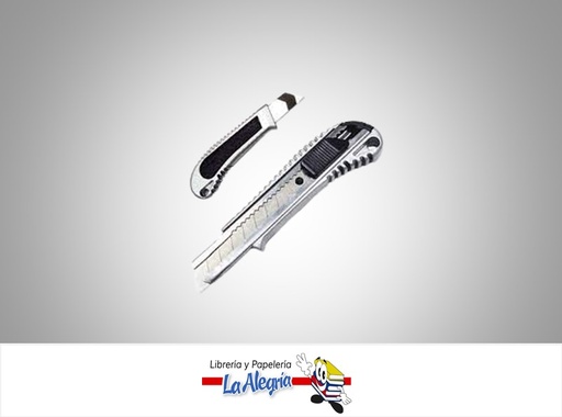 [7453010008864] EXACTO METALICO SECURITY 18MM CUERPO ALU MARCA SILLACA   